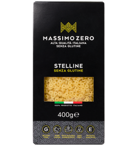STELLINE / GWIAZDKI MASSIMO ZERO 400 g włoski makaron bezglutenowy 
