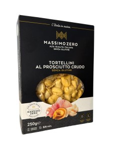 TORTELLINI z szynką dojrzewającą - Massimo Zero 250g Włoskie bezglutenowe 