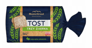 Chleb tostowy trzy ziarna 250g MasterBread