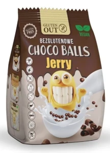 Płatki śniadaniowe CZEKOLADOWE JERRY Gluten Out 375 g bezglutenowe