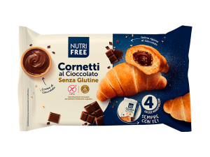 Rogaliki croissant czekoladowe Bezglutenowe Cornetti cioccolato Nutrifree (240 g)